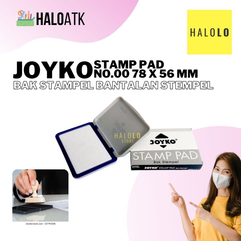 

Stamp Pad Bak Stempel Bantalan Stempel JOYKO No.00 Stamp Pad Ink