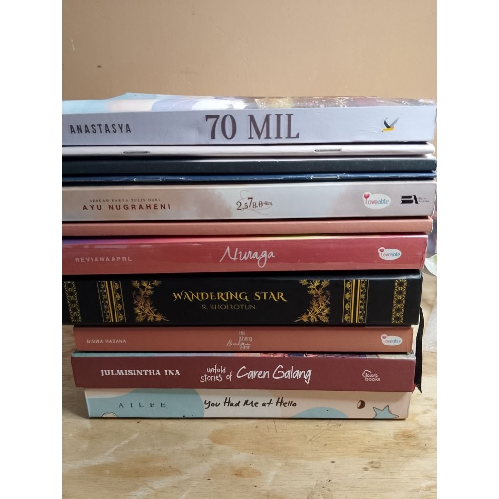 prelove novel 70 mil, dirgantara, nuraga, dia aheng bukan dilan