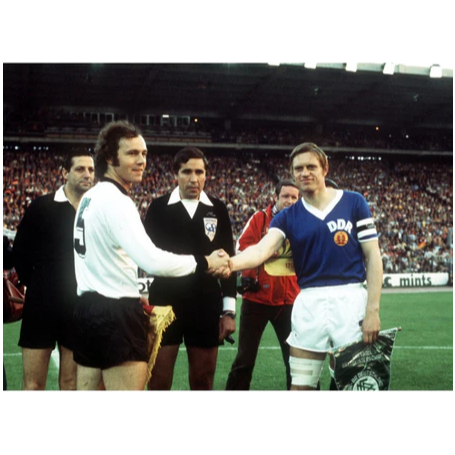 JERSEY JERMAN TIMUR BIRU 1974 PRINTING