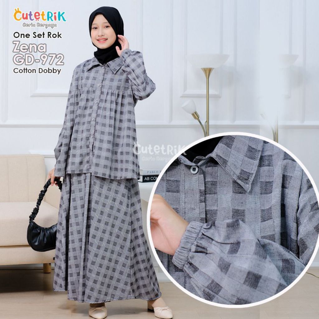 One Set Rok Anak Remaja One Set Rok Muslim One St Rok Zena By Cutetrik