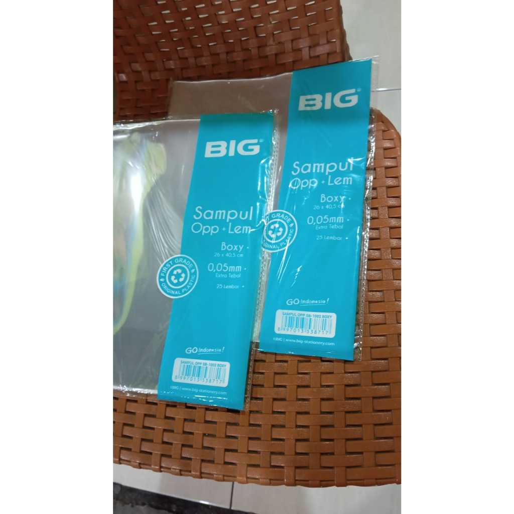 

Sampul Buku Tulis Boxy OPP Merk Big