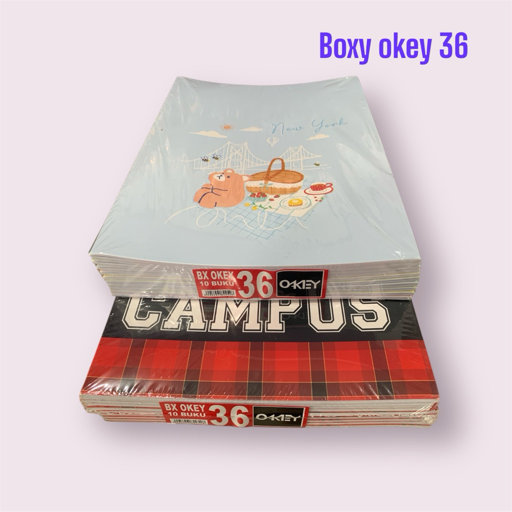 

buku tulis boxy okey 36 1pak