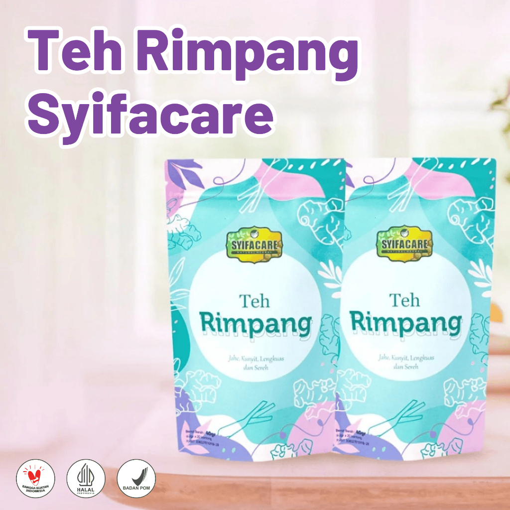 

2 Pouch Teh Rimpang Syifacare Minuman Herbal Alami Melancarkan Haid & Membantu Program Hamil Promil