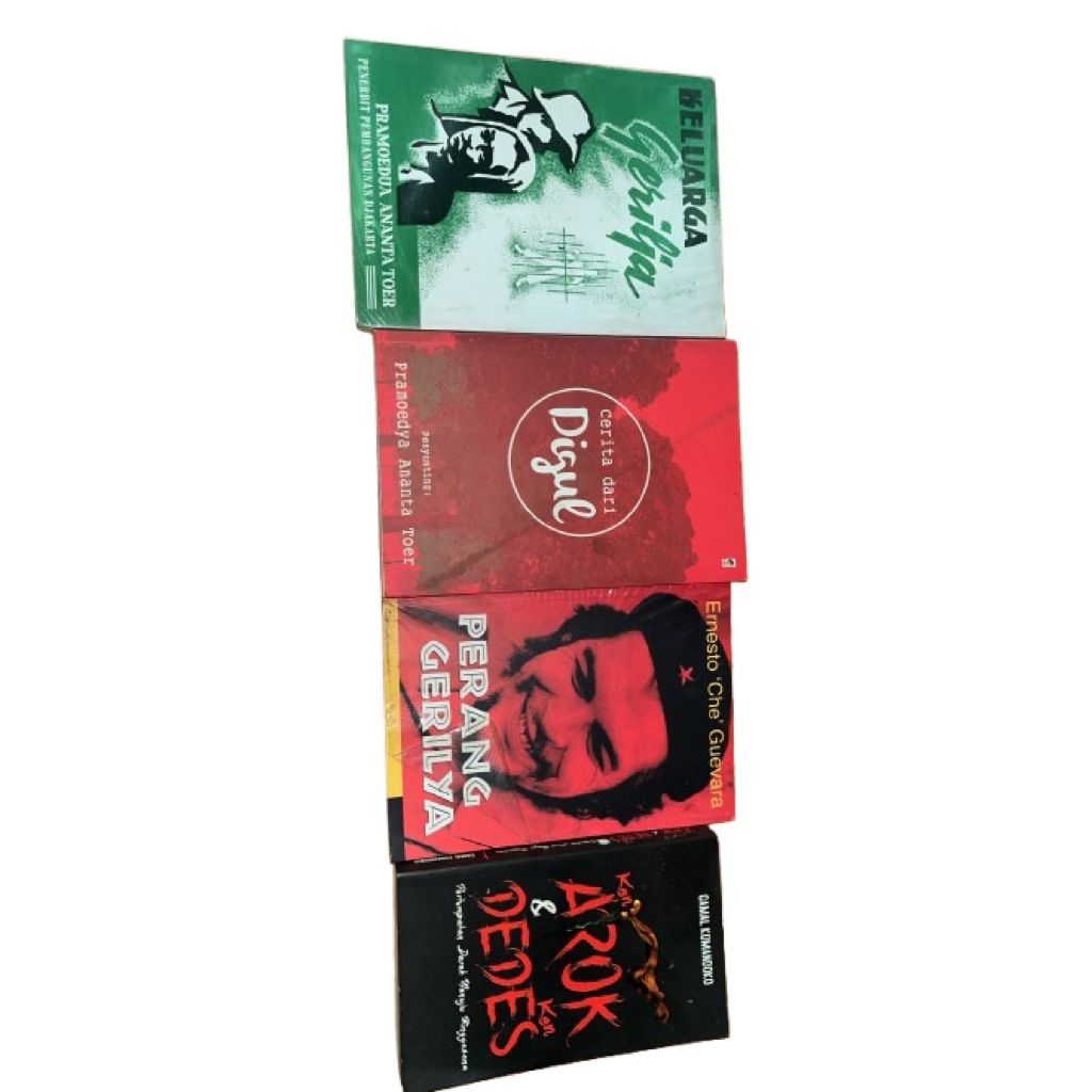 Cerita dari Digul-Pramoedya Ananta Toer, Ken Arok & Ken Dedes-Gamal Komandoko, Perang Gerilya-Che, K