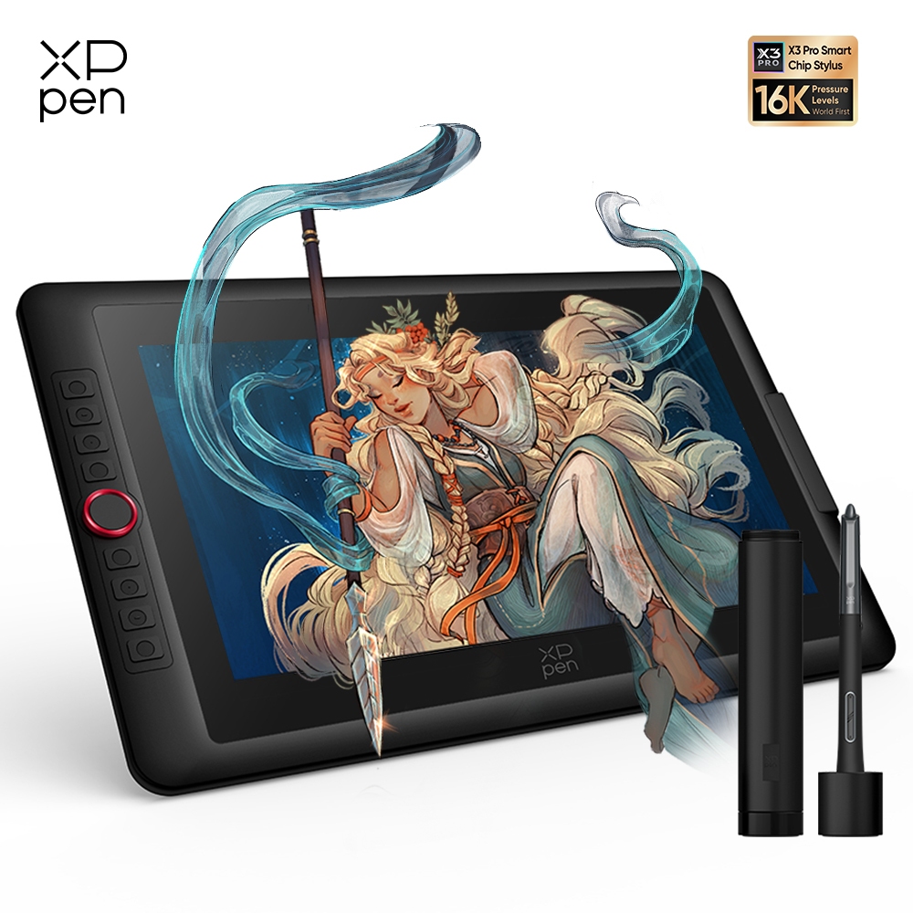 XPPen Artist 15.6 Pro V2 15.4-Inch Drawing Display With 16384 Pressure Levels Pen (New Version)