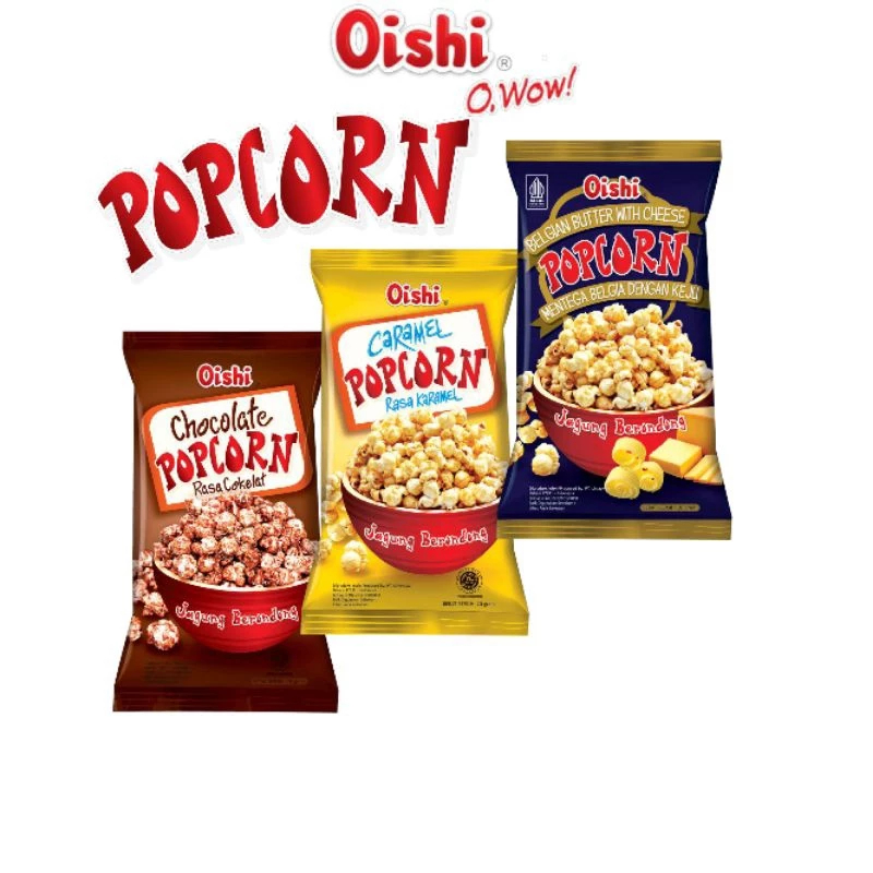 

Oishi Popcorn Party Size Mix 3 Varian 100gr