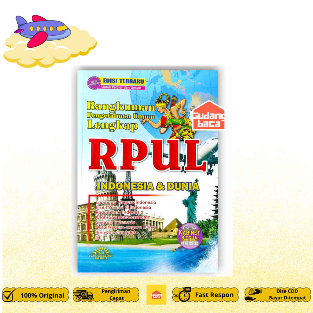 Buku RPUL Indonesia dan Dunia Disertai Kabinet Kerja 2019-2024 CA