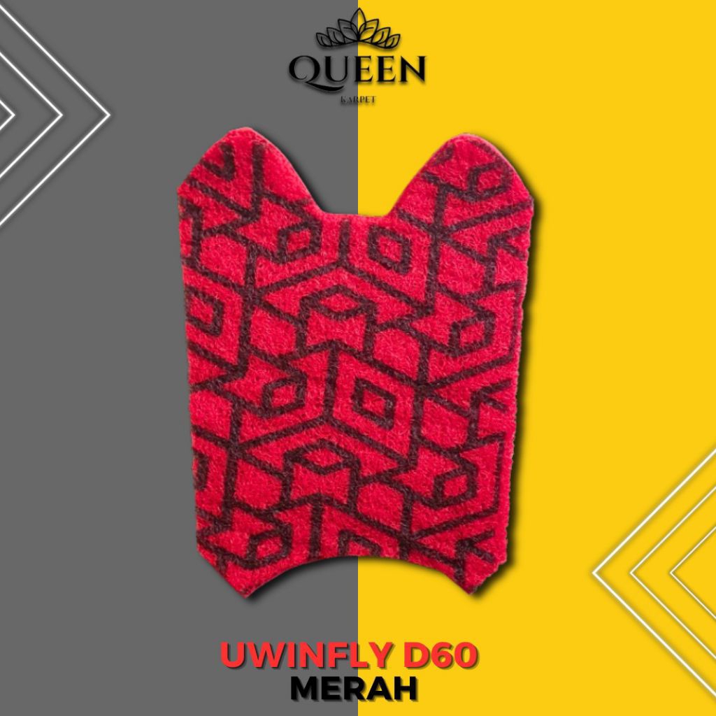 Gratong Paket Lengkap Karpet + Alas Kaki Penumpang Sepeda Listrik U Winfly D65 Terbaru - Mie Bihun