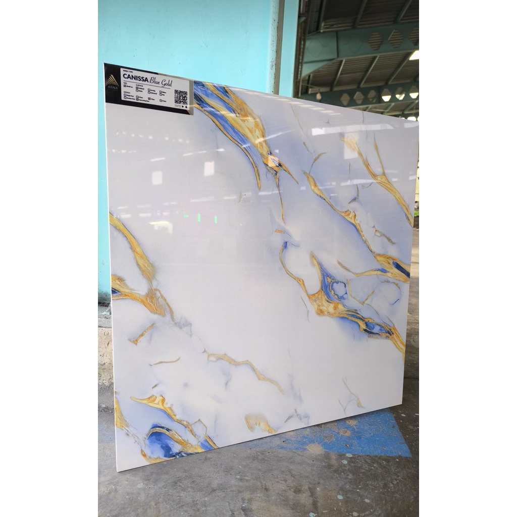 Granite lantai Arna 60x60cm Cannisa blue gold