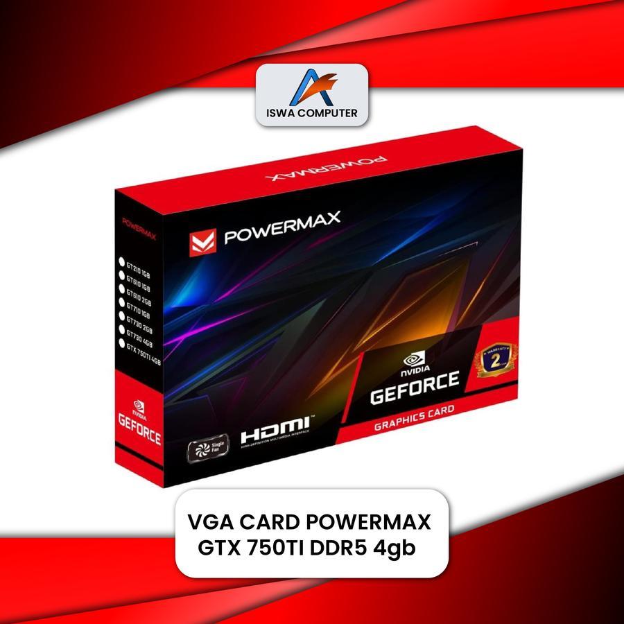 VGA NVIDIA GTX750TI 4GB DDR5 POWERMAX GTX 750 TI
