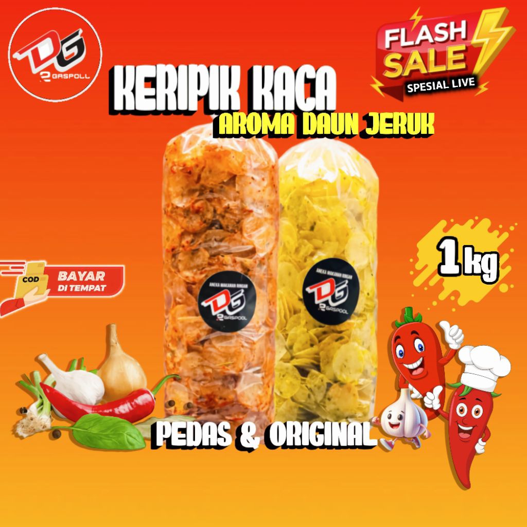

KERIPIK KACA DAUN JERUK 1Kg