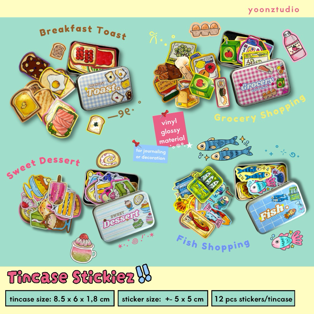 

tincase Sticker (for journaling or decoration)