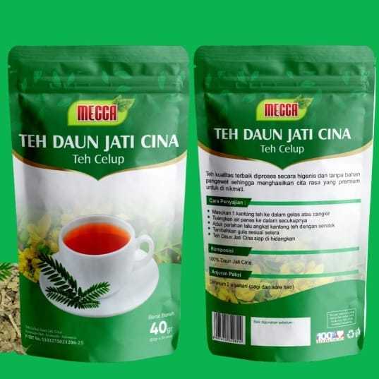 

TEH CELUP DAUN JATI CINA MECCA ISI 20pcs 40gr
