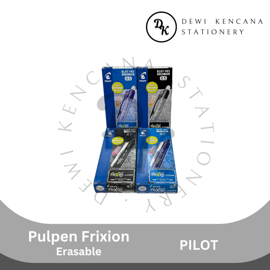 

PILOT Pulpen Frixion Erasable 0.5 & 0.7 Eceran 1/pcs