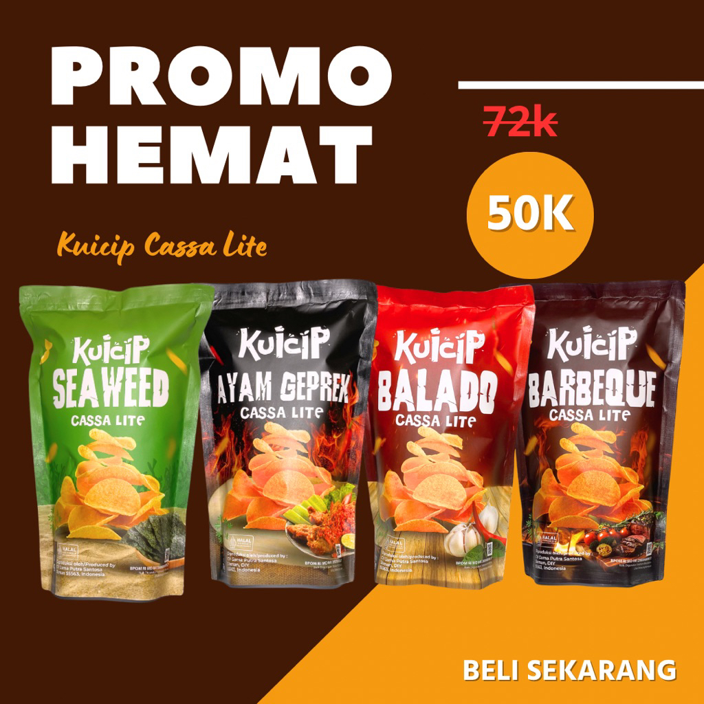 

PROMO KUICIP BELI 4 CUMA 50rb