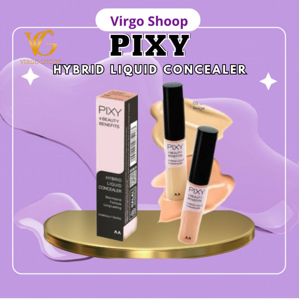 ❤️VIRGO❤️ Pixy Hybrid Liquid Concealer 8g - Concealer Pixy - Virgo Shoop