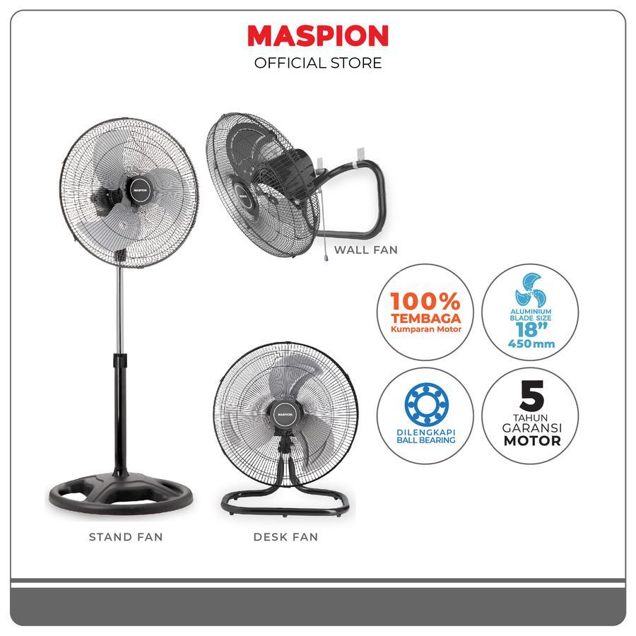 MASPION PW 451 Kipas Angin Berdiri 4IN1 18 Inch