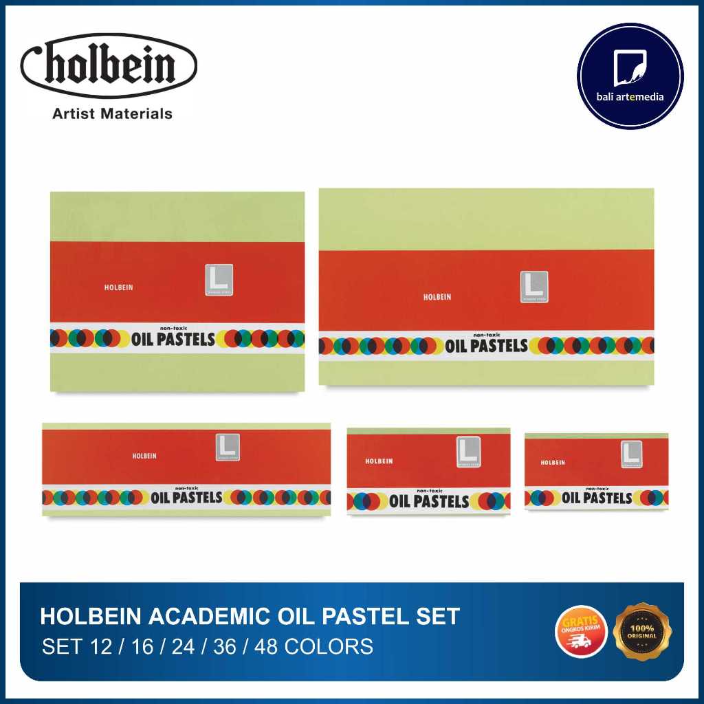 

Holbein Academi Oil Pastel Set 12 / 16 / 24 / 36 / 48 - Krayon Warna - Bali Artemedia