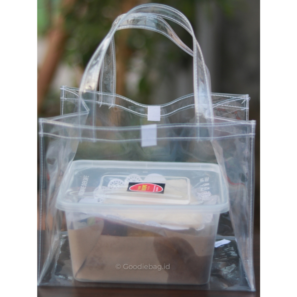 

Tas Souvenir P25xL20xT20 Goodie Bag Mika Bening Transparan