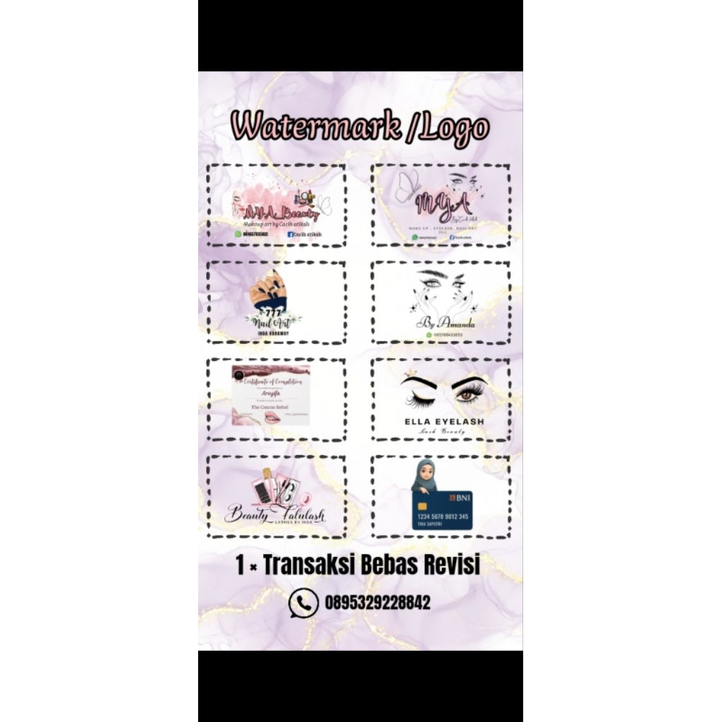 Jasa desain logo/ watermark
