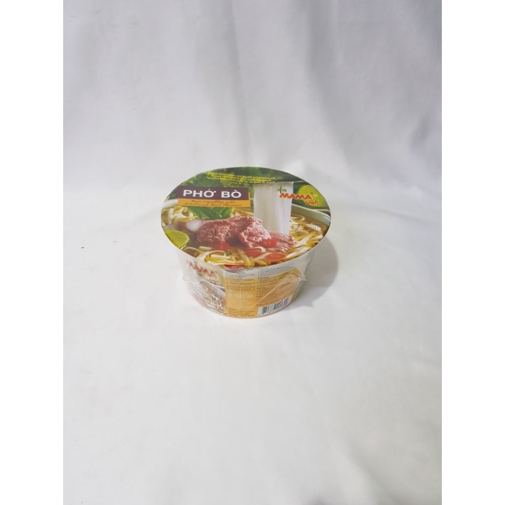

Mama Pho Bo Rice Noodles With Artificial Beef Flavour 65 gr