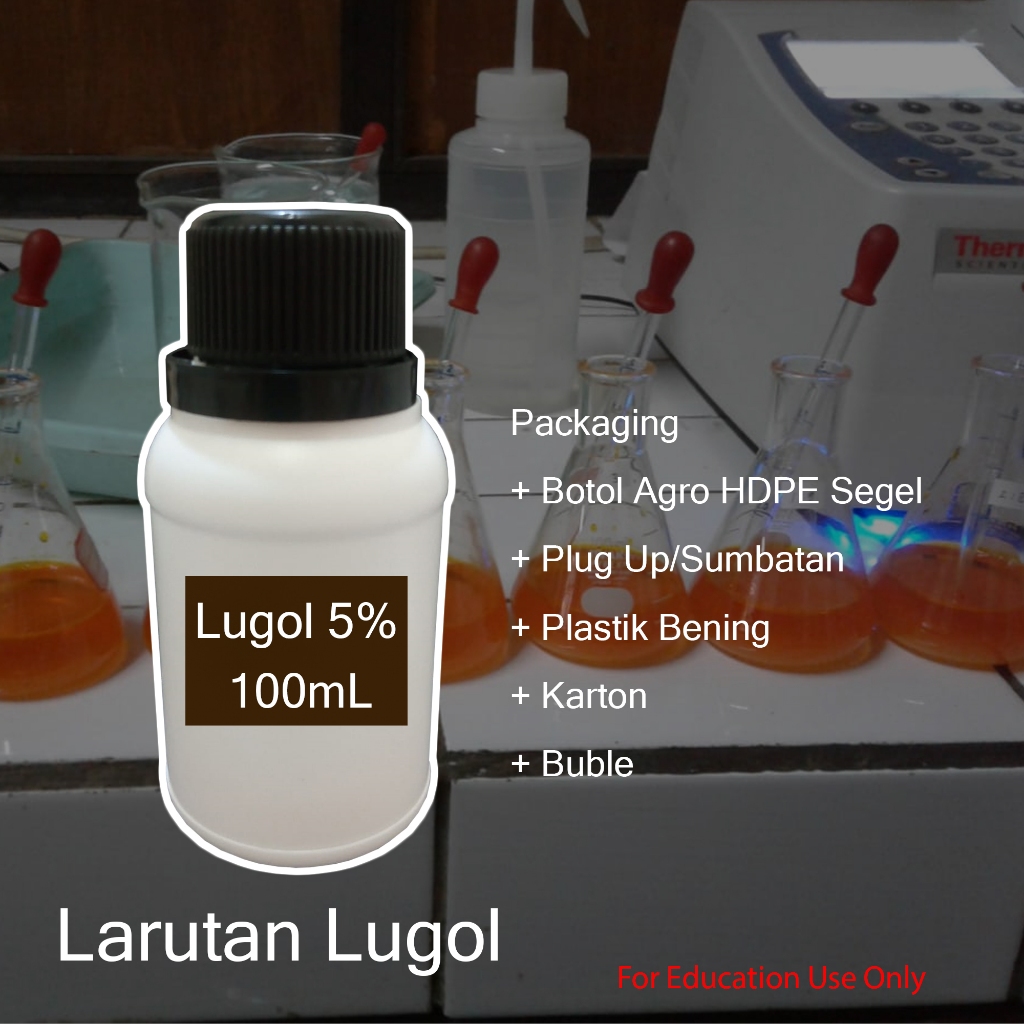 Larutan Lugol 5% / Lugol's Solution 100 mL/Lugol 5% 100ml