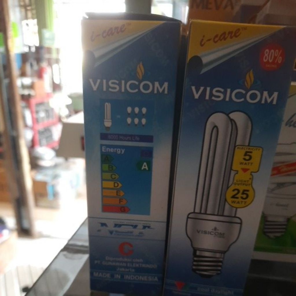lampu putih terang i-care visicom 5 watt