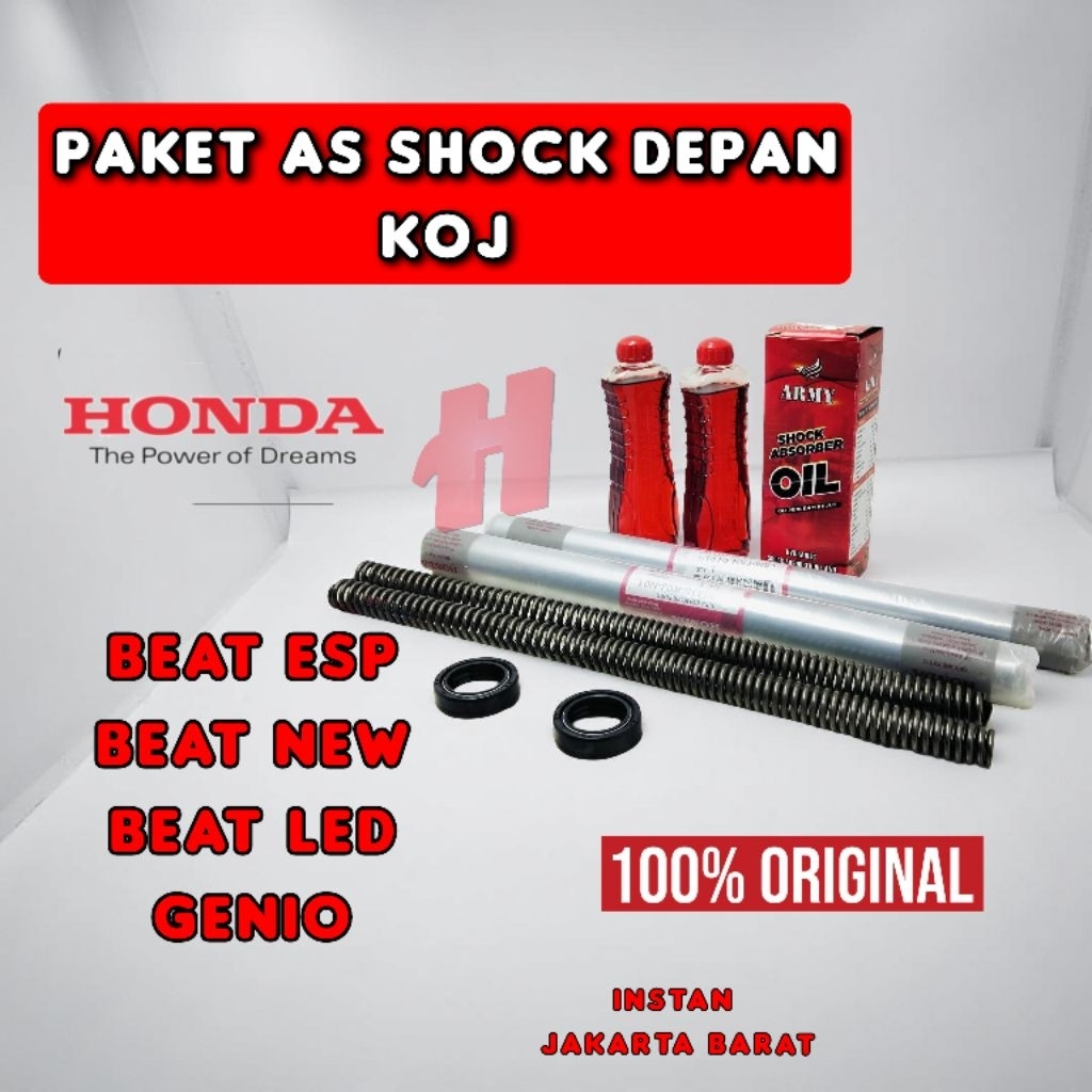 ORI PAKET AS SHOCK DEPAN KOJ BEAT ESP BEAT NEW BEAT LED
GENIO
