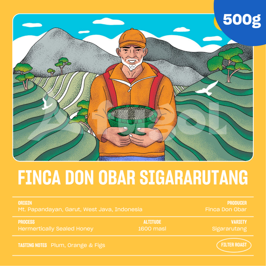 

Biji Kopi Arabica FINCA DON OBAR SIGARARUTANG HSH (500gr) Specialty Arabica Coffee Beans