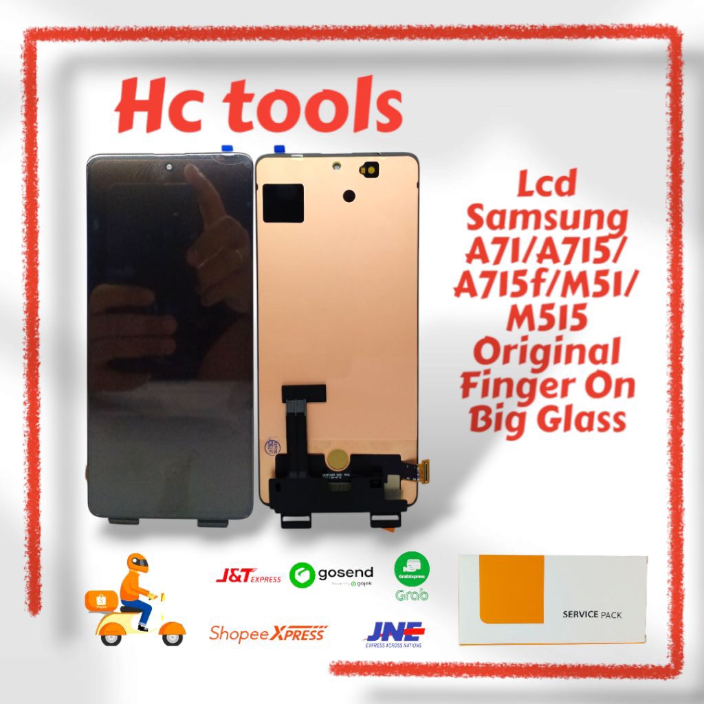 LCD TOUCHSCREEN SAMSUNG A71/A715/A715/M51/M515 ORIGINAL FINGER ON