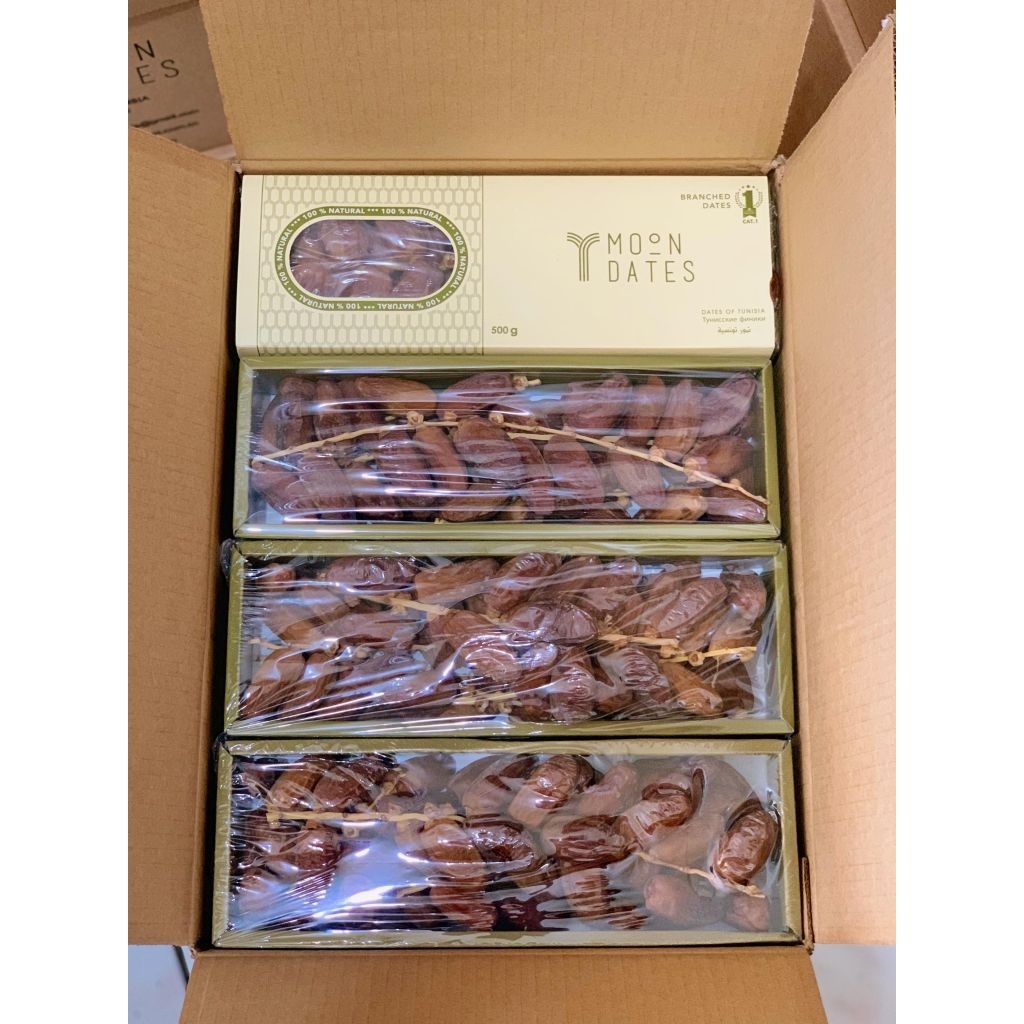 

Kurma Palm Tunisia Tangkai Box 500gr Premium