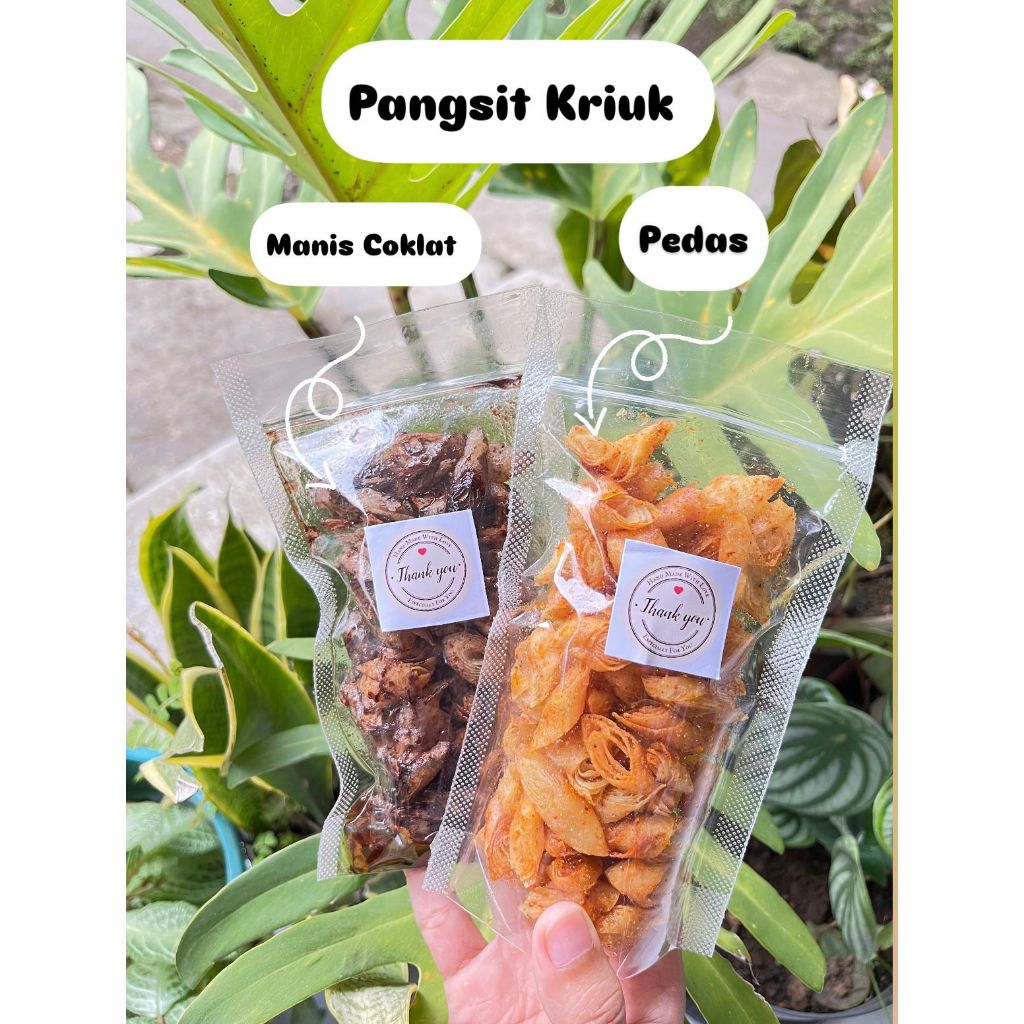 

Makanan Ringan (Cemilan) Lumpia Kering Varian Manis dan Pedas (Home-made)