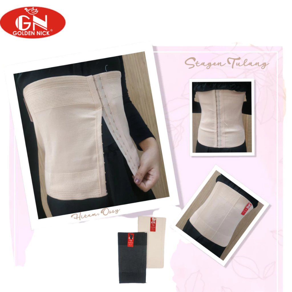 Golden Nick- 901 T Corset Peramping Perut Tulang Kait Stagen Pasca Melahirkan Stagen Penari Corset P
