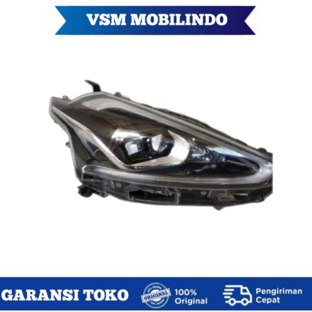 HEADLAMP LAMPU DEPAN SIENTA TYPEQKANAN ORIGINAL