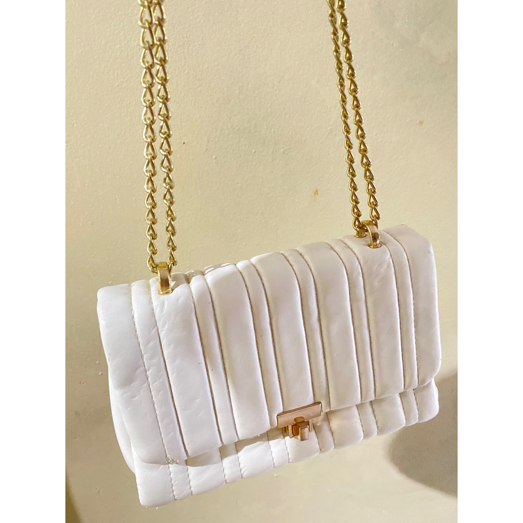 TAS SLEMPANG PUTIH WANITA IMPORT