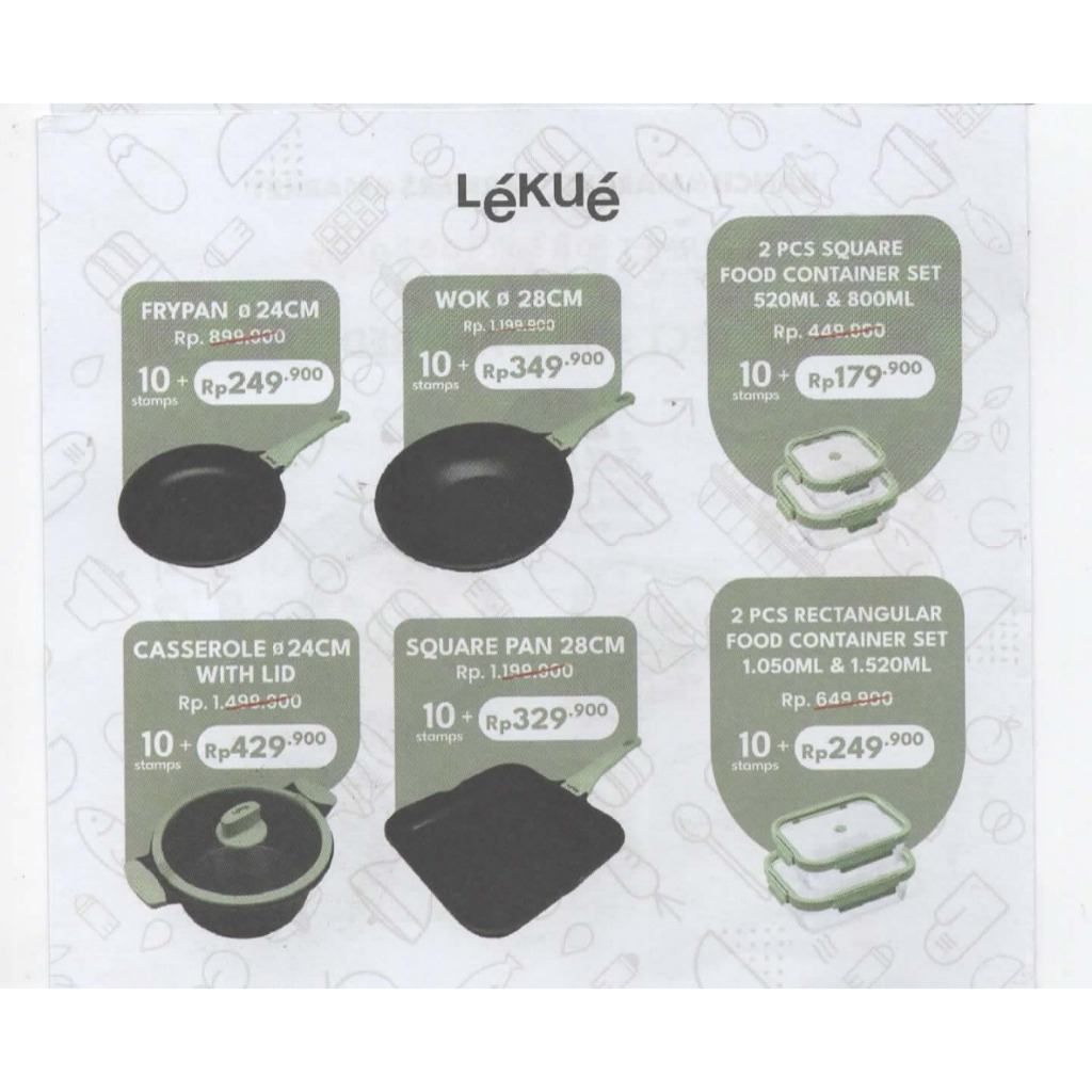 Kupon & Stamp Farmers Market Produk Lekue