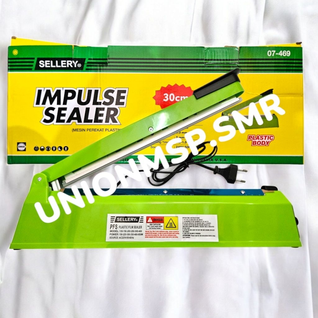 Impulse Sealer 30cm Sellery 07-469 | Mesin Segel Plastik Mini Body Plastik | Alat Pres Kemasan Makan