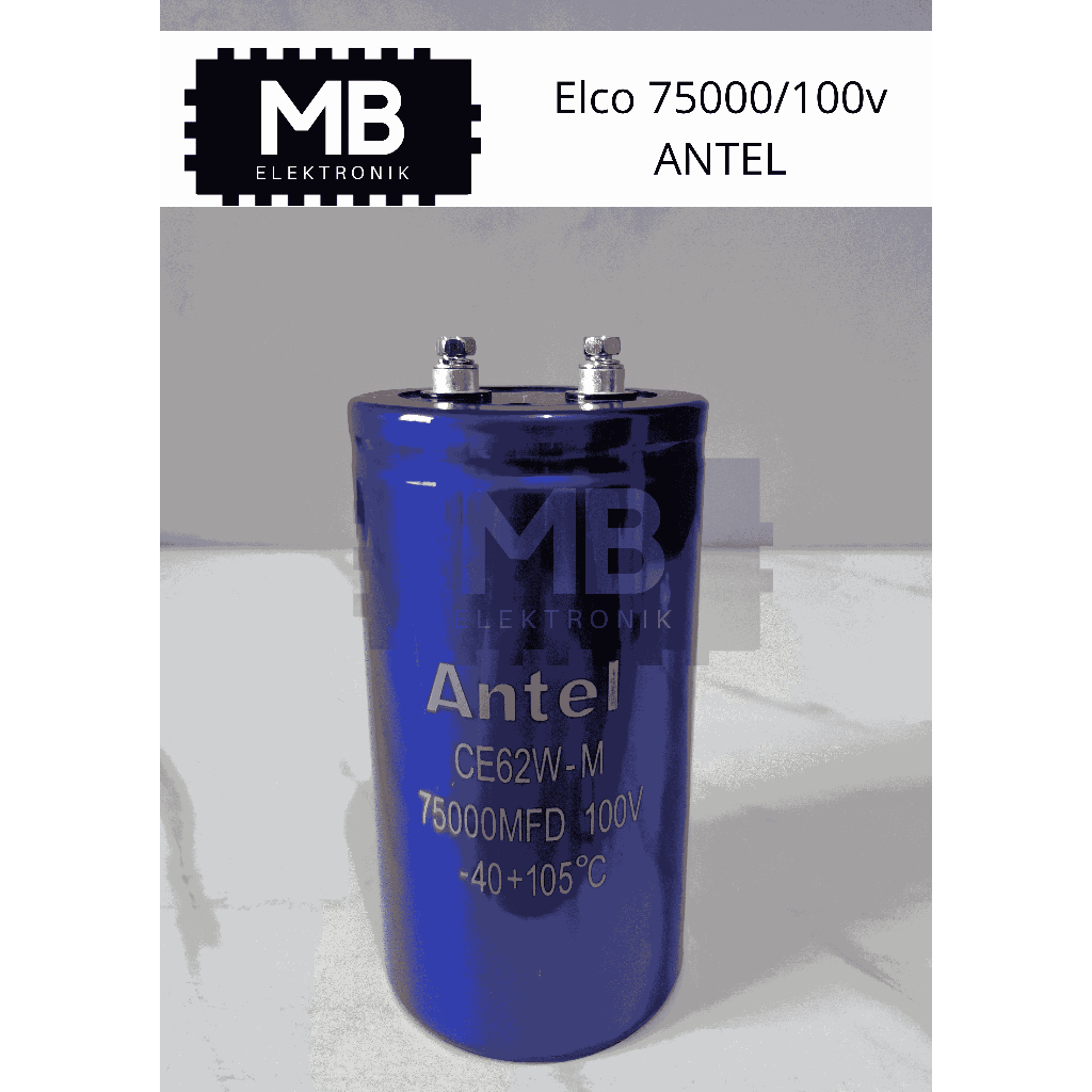 Kapasitor elco elko 75000 uF 100V Volt