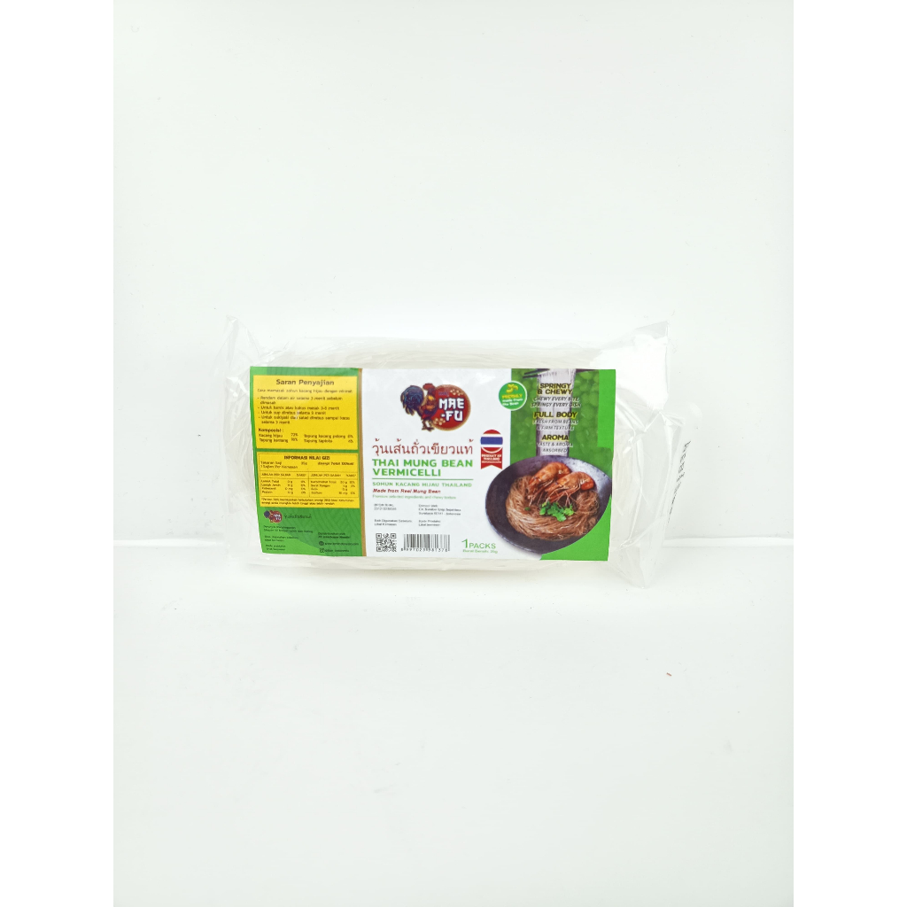 

Mae Fu Thai Mung Bean Vermicelli 35Gr Sohun Soun Kacang Hijau Bihun Vegetarian Bahan Makanan