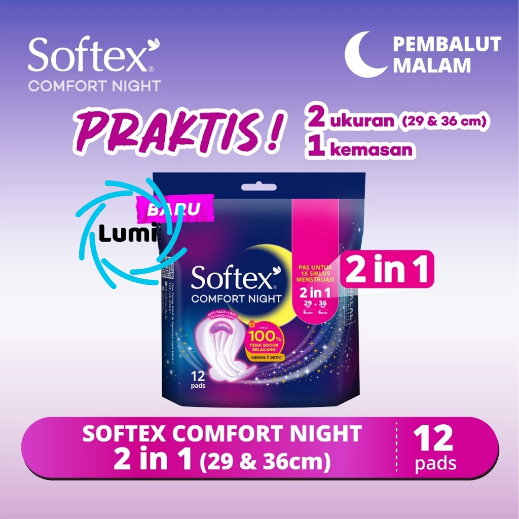 Softex Pembalut Wanita Comfort Night - Softex Comfort Night