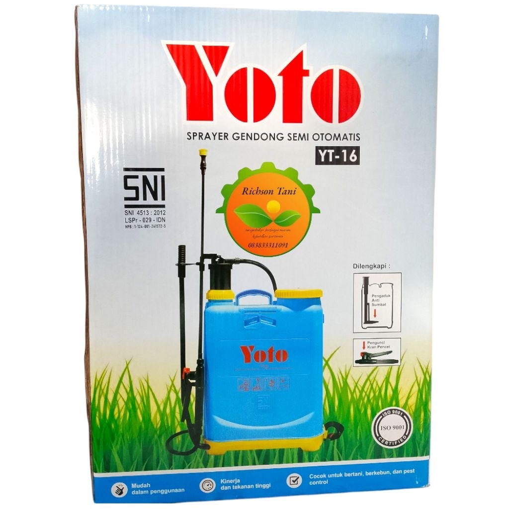 Sprayer YOTO 16 liter - Alat Semprot Tanaman