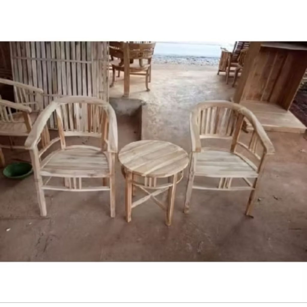 Set Kursi Teras Kayu Jati Set Kursi Betawi kayu jati