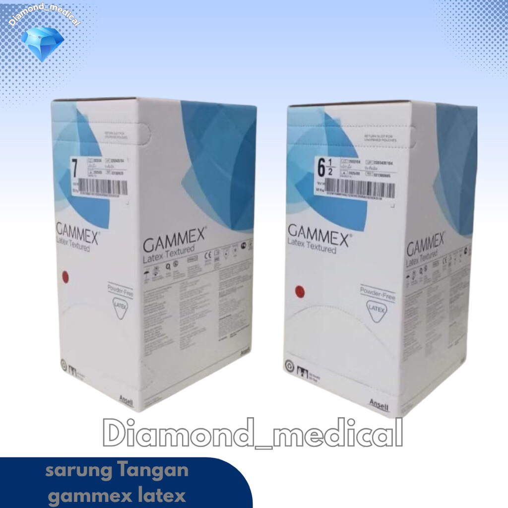 Sarung Tangan Gamex Latex Textured 6/ 6,5/ 7 /7,5 /8/Steril Gamex
