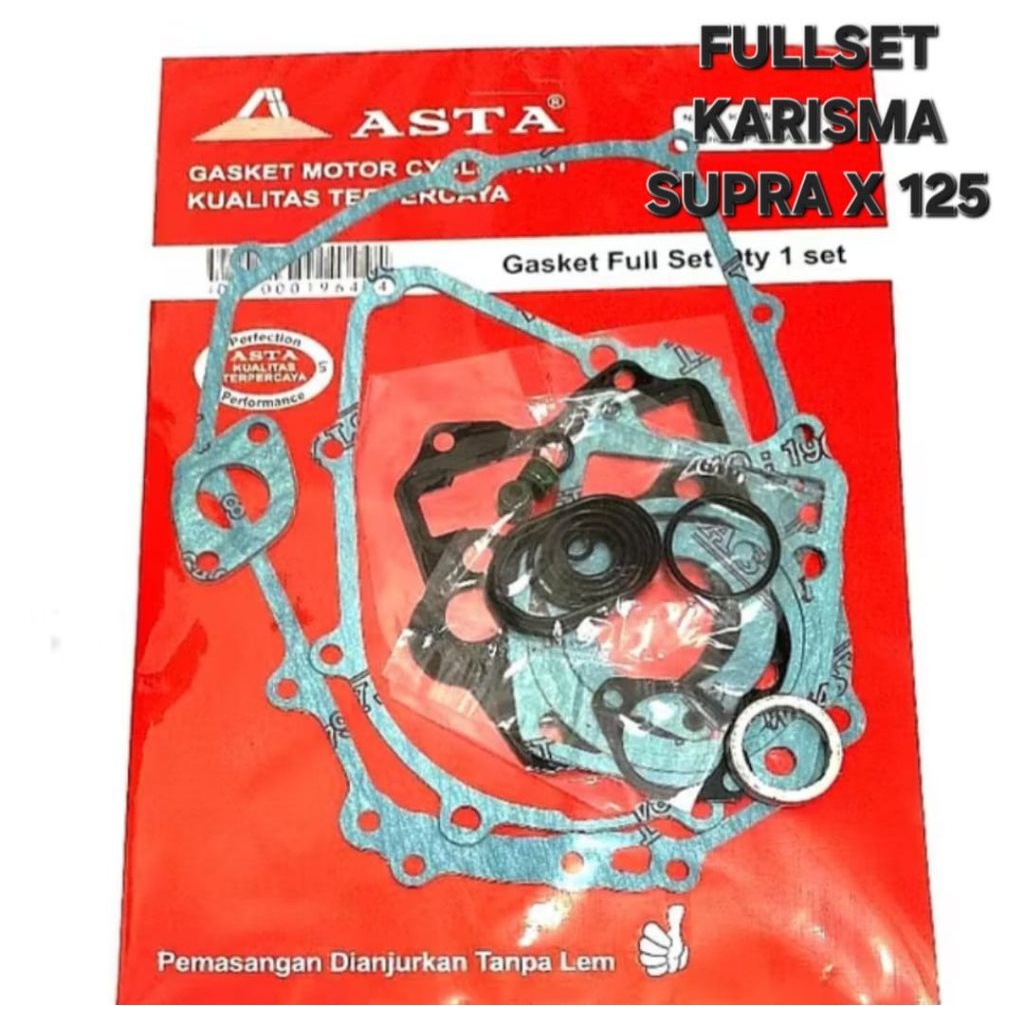 GASKET PAKING FULLSET KOMPLIT KARISMA SUPRA X 125