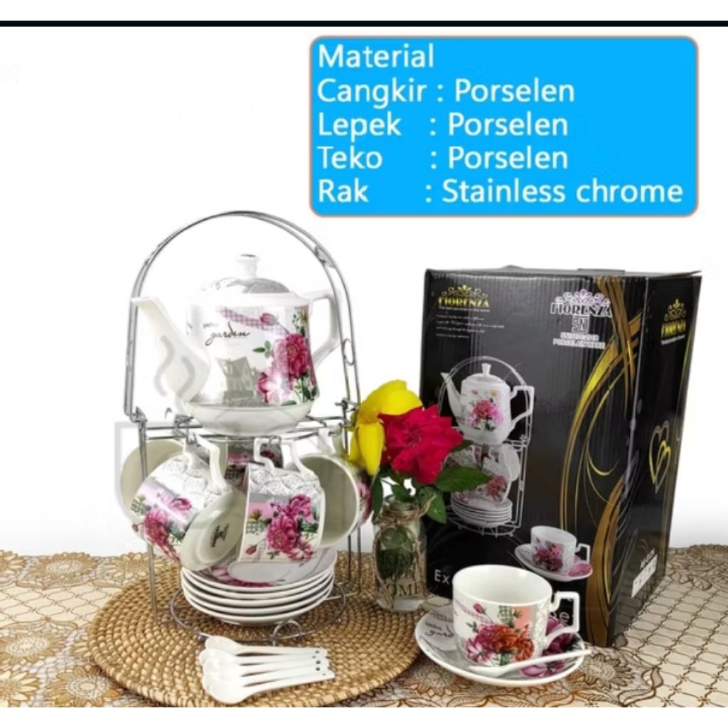 Tea Set / Teko set Fiorenza AK-812-N