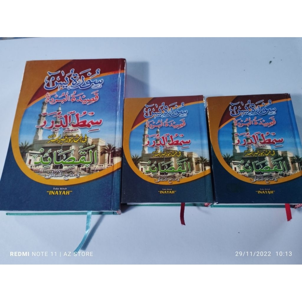 BUKU KITAB YASIN BURDAH MAULID VERSI 3 UKURAN SAKU / SEDANG LENGKAP