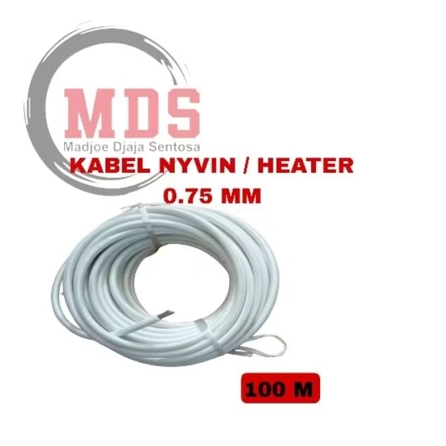 kabel nyvin 0.75mm / kabel tahan panas 0.75mm / kabel nyvin 0.75mm / kabel heater 0.75mm / meteran