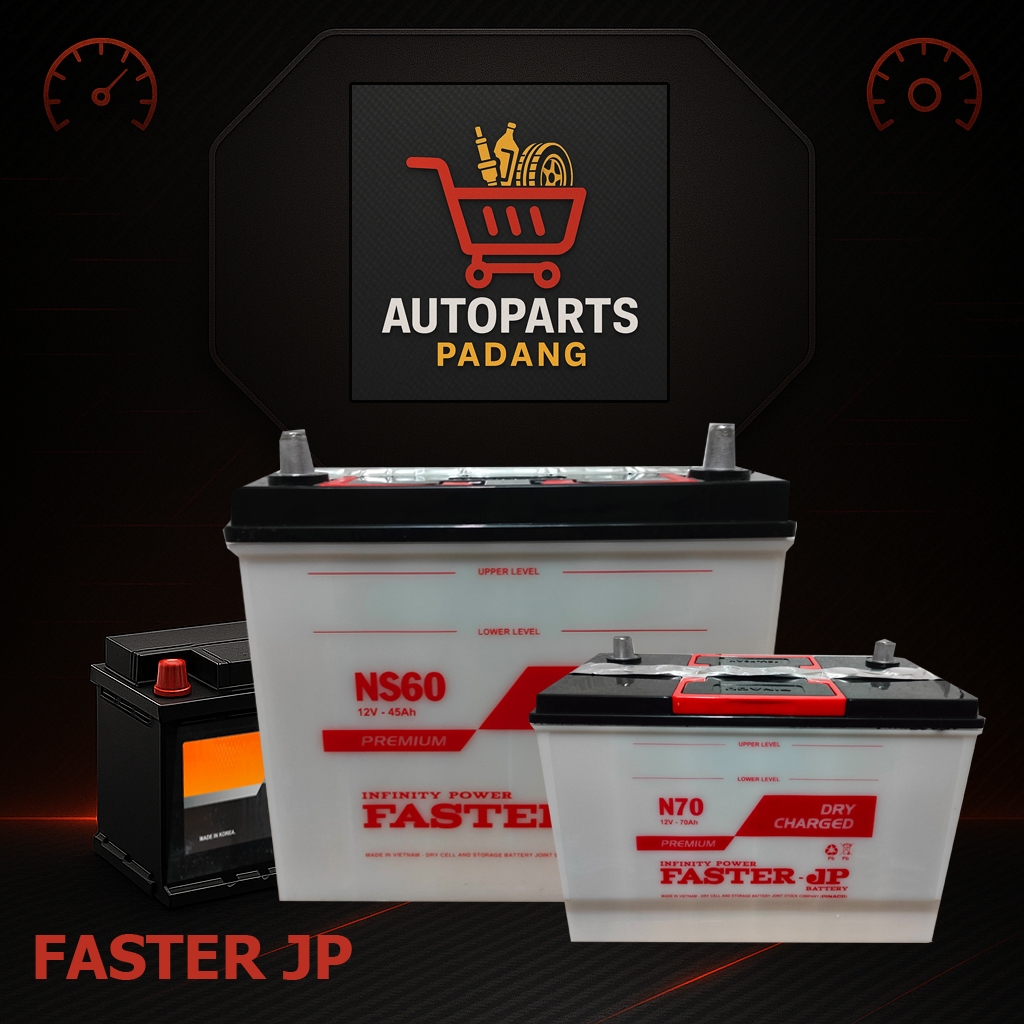 AKI SEMUA TIPE MOBIL AKI BASAH FASTER DRY CHARGED PREMIUM ALL SIZE 32A - 200A ALL CAR TYPE NS40 NS40