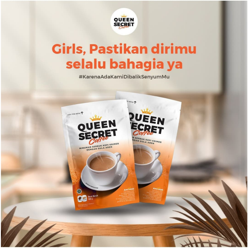 

AMIRALAB QSC FEMALE 40 GRAM ORIGINAL QUEEN SECRET COFFEE MINUMAN KOPI HERBAL SOLUSI KEWANITAAN HALAL BPOM