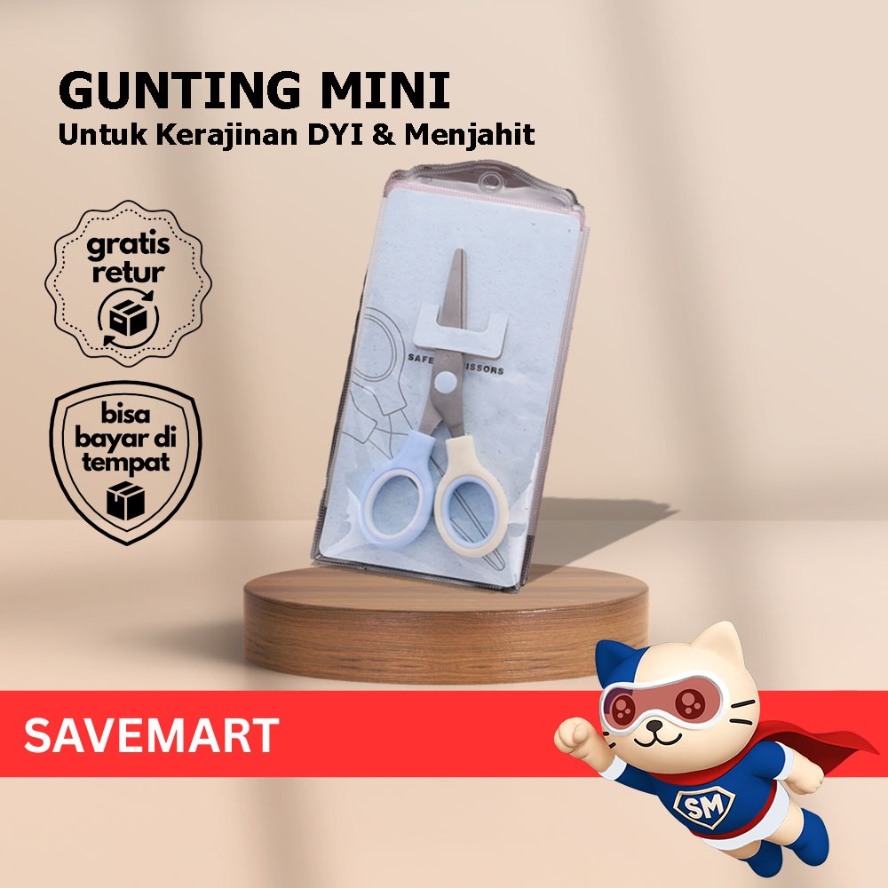 

Gunting DIY Mini Gunting Mini Multifungsi Ringan, Tajam, Anti Ribet Gunting Mini Lucu Praktis untuk Menjahit